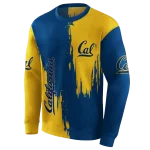 california golden bears splatter effect blue hoodie best selling