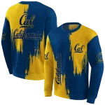 california golden bears splatter effect blue hoodie best selling