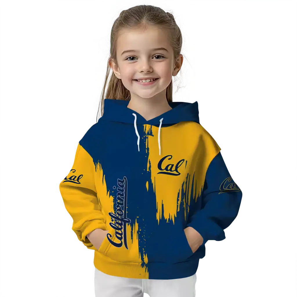 california golden bears splatter effect blue hoodie top rated california golden bears splatter effect blue hoodie top rated