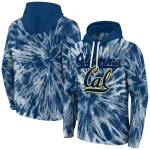 california golden bears tie dye pattern blue hoodie best selling