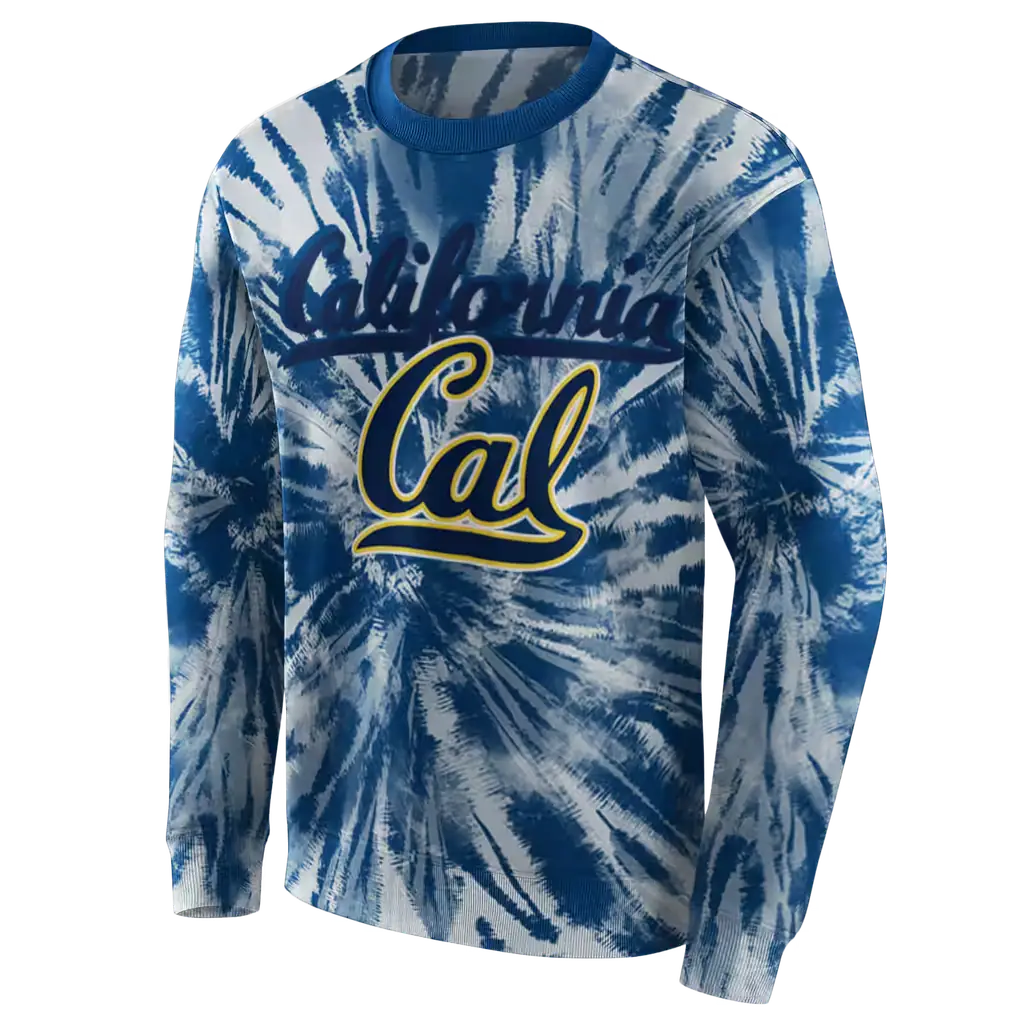 california golden bears tie dye pattern blue hoodie new arrival california golden bears tie dye pattern blue hoodie new arrival