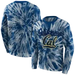 california golden bears tie dye pattern blue hoodie best selling