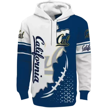 california golden bears triangular pattern blue white hoodie best selling