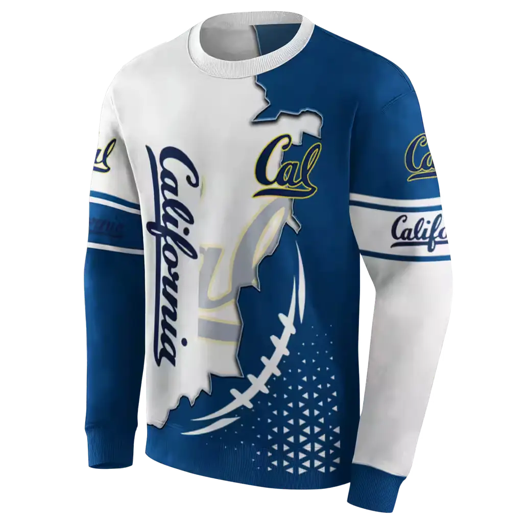 california golden bears triangular pattern blue white hoodie new arrival california golden bears triangular pattern blue white hoodie new arrival