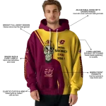 central michigan chippewas achmed skull maroon hoodie best selling