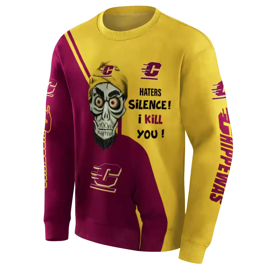 central michigan chippewas achmed skull maroon hoodie new arrival central michigan chippewas achmed skull maroon hoodie new arrival