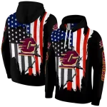 central michigan chippewas american pride black hoodie best selling