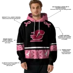 central michigan chippewas awareness ribbon black pink hoodie best selling