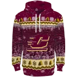 central michigan chippewas christmas trees maroon hoodie best selling