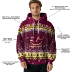 central michigan chippewas christmas trees maroon hoodie best selling