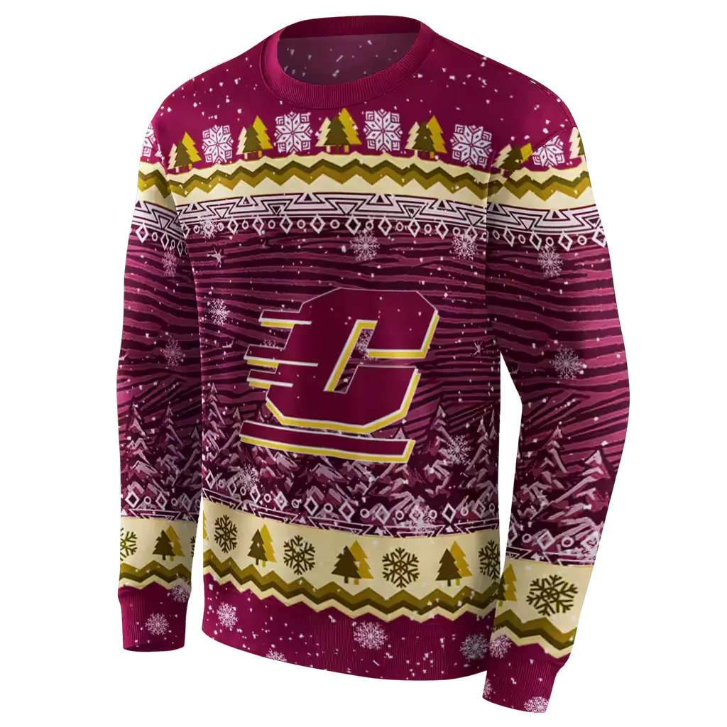 central michigan chippewas christmas trees maroon hoodie new arrival central michigan chippewas christmas trees maroon hoodie new arrival