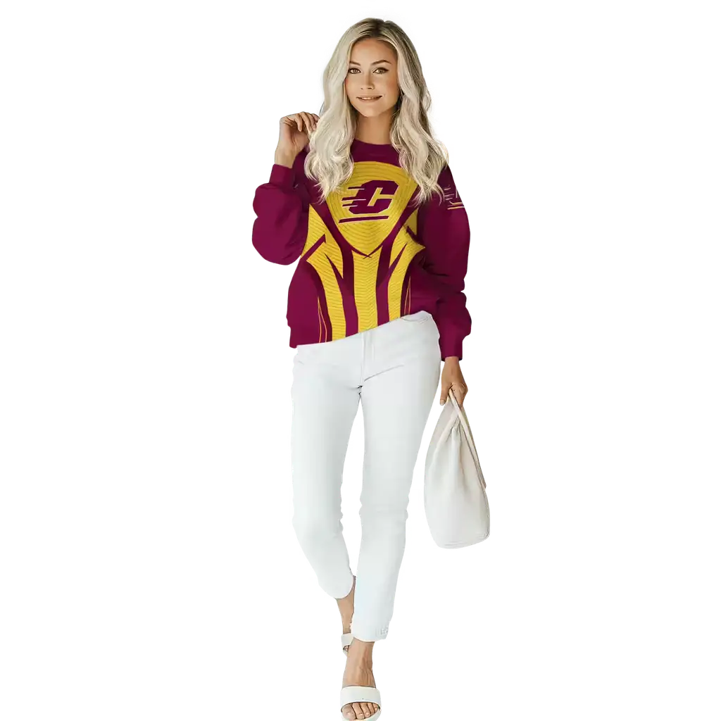 central michigan chippewas concentric lines maroon black hoodie trendy central michigan chippewas concentric lines maroon black hoodie trendy