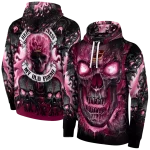 central michigan chippewas demonic skull maroon black hoodie best selling
