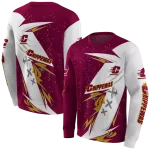 central michigan chippewas dynamic slash maroon white hoodie best selling