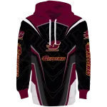 central michigan chippewas futuristic pattern maroon black hoodie best selling