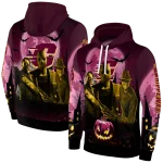 central michigan chippewas halloween vibes maroon black hoodie best selling