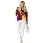 central michigan chippewas heartbeat graphic maroon hoodie best selling