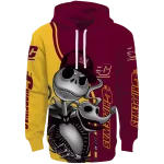 central michigan chippewas jack skellington maroon hoodie best selling