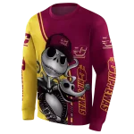 central michigan chippewas jack skellington maroon hoodie best selling