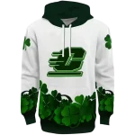 central michigan chippewas lucky motif white green hoodie best selling