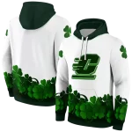 central michigan chippewas lucky motif white green hoodie best selling