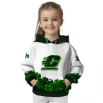 central michigan chippewas lucky motif white green hoodie best selling