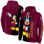 central michigan chippewas mickey mouse maroon black hoodie best selling