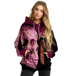 central michigan chippewas skull motif maroon black hoodie best selling