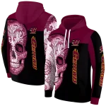 central michigan chippewas sugar skull maroon black hoodie best selling