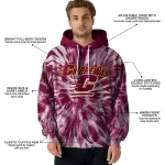 central michigan chippewas tie dye pattern maroon hoodie best selling