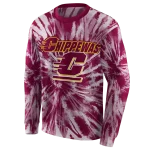 central michigan chippewas tie dye pattern maroon hoodie best selling