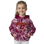 central michigan chippewas tie dye pattern maroon hoodie best selling