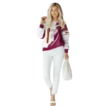 central michigan chippewas triangular pattern maroon white hoodie best selling