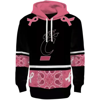cincinnati bearcats awareness ribbon black pink hoodie best selling