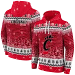 cincinnati bearcats christmas trees red hoodie best selling