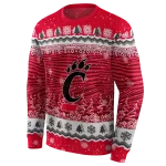 cincinnati bearcats christmas trees red hoodie best selling