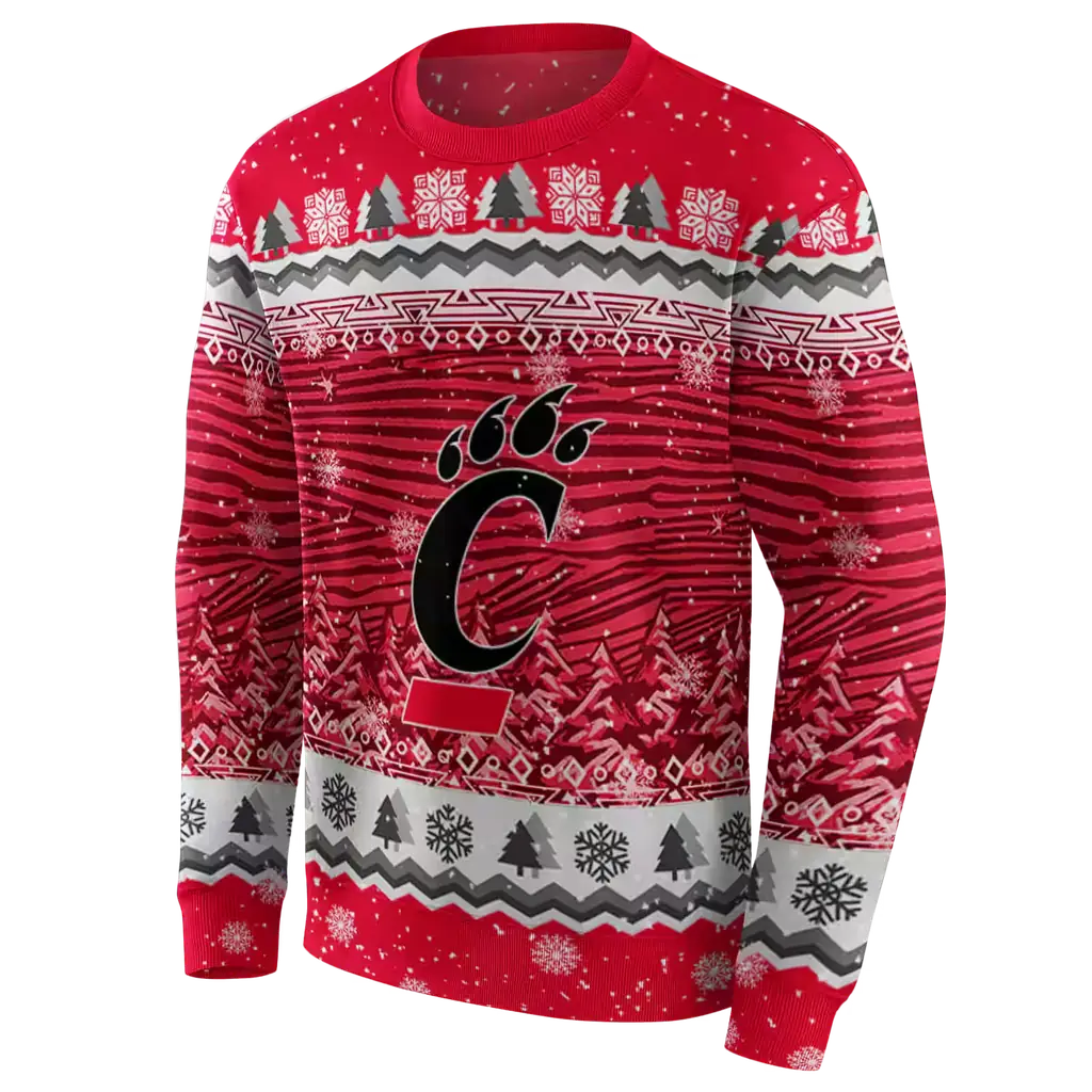cincinnati bearcats christmas trees red hoodie new arrival cincinnati bearcats christmas trees red hoodie new arrival
