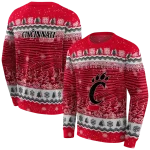 cincinnati bearcats christmas trees red hoodie best selling