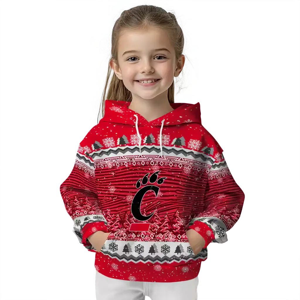 cincinnati bearcats christmas trees red hoodie top rated cincinnati bearcats christmas trees red hoodie top rated