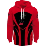 cincinnati bearcats concentric lines red black hoodie best selling