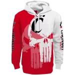 cincinnati bearcats graphic punisher red white hoodie best selling