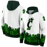 cincinnati bearcats lucky motif white green hoodie best selling