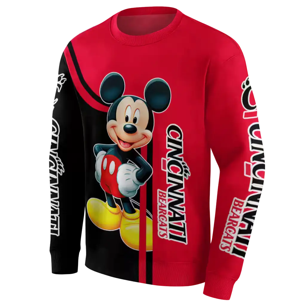 cincinnati bearcats mickey mouse red black hoodie new arrival cincinnati bearcats mickey mouse red black hoodie new arrival