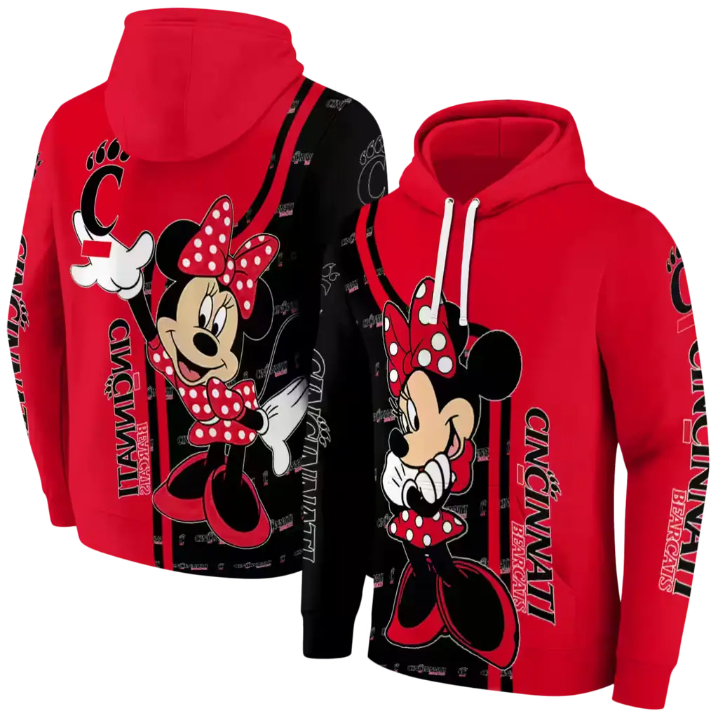 cincinnati bearcats minnie mouse red hoodie fashion forward cincinnati bearcats minnie mouse red hoodie fashion forward