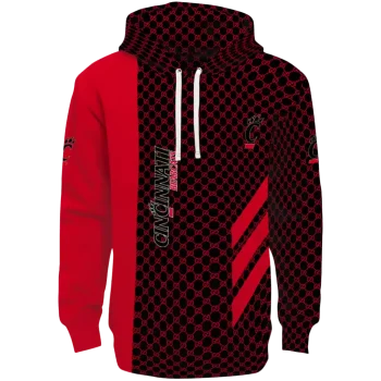 cincinnati bearcats monogram pattern red hoodie best selling