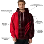 cincinnati bearcats monogram pattern red hoodie best selling