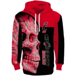 cincinnati bearcats skull motif red black hoodie best selling