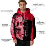 cincinnati bearcats skull motif red black hoodie best selling