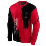 cincinnati bearcats splatter effect red hoodie best selling