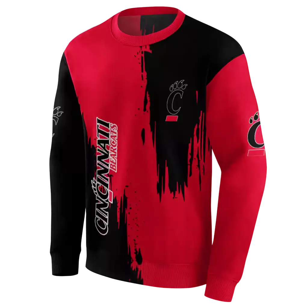 cincinnati bearcats splatter effect red hoodie new arrival cincinnati bearcats splatter effect red hoodie new arrival